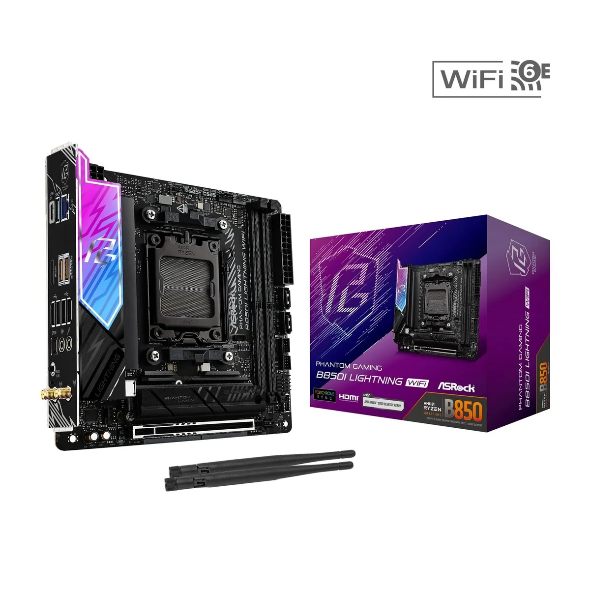 ASRock B850I Lightning WiFi PHANTOM GAMING AMD AM5