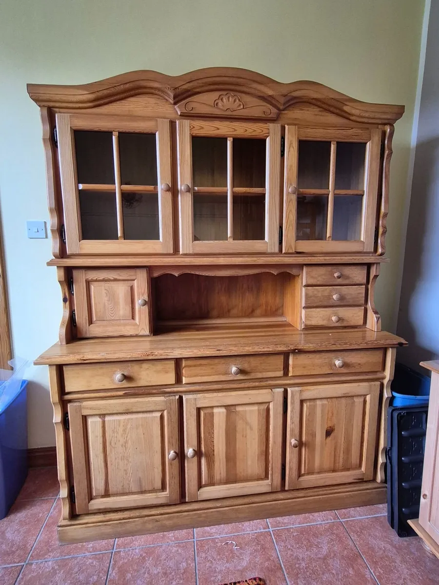 Solid Pine Kitchen Dresser - Image 1