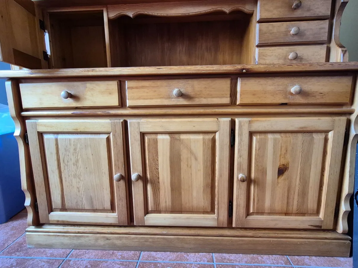 Solid Pine Kitchen Dresser - Image 4