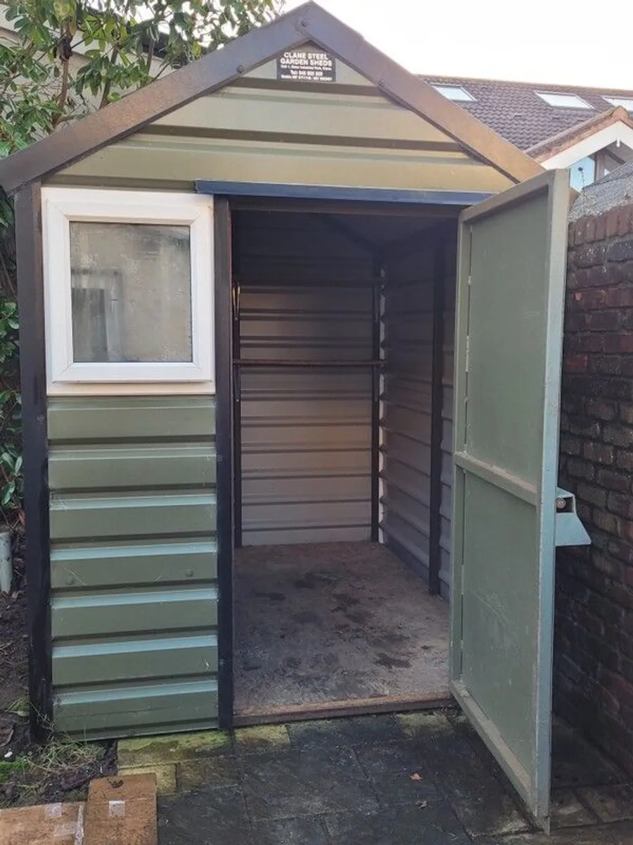 Steel Shed 8ft x 6ft 4 - Image 1
