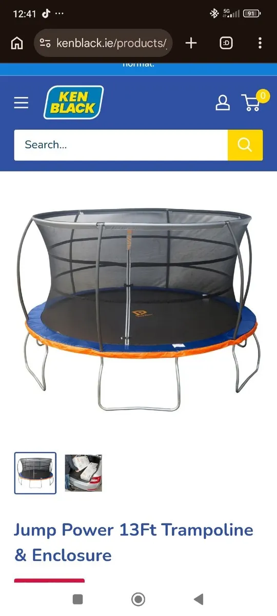 13 ft Jump power trampoline - Image 1