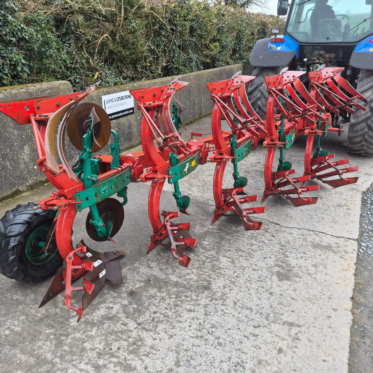 Kverneland 5 furrow Slatted Plough - Image 2