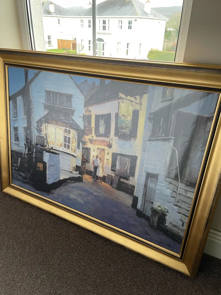 Gold framed painting - Image 4