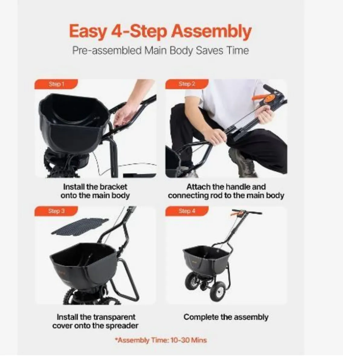 Walk Behind Spreader, 60LBS Capacity - Image 2