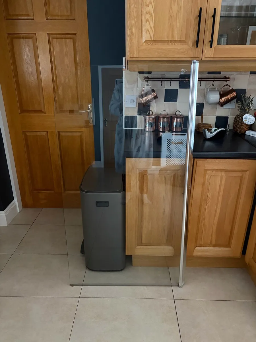 Glass shower door - Image 1