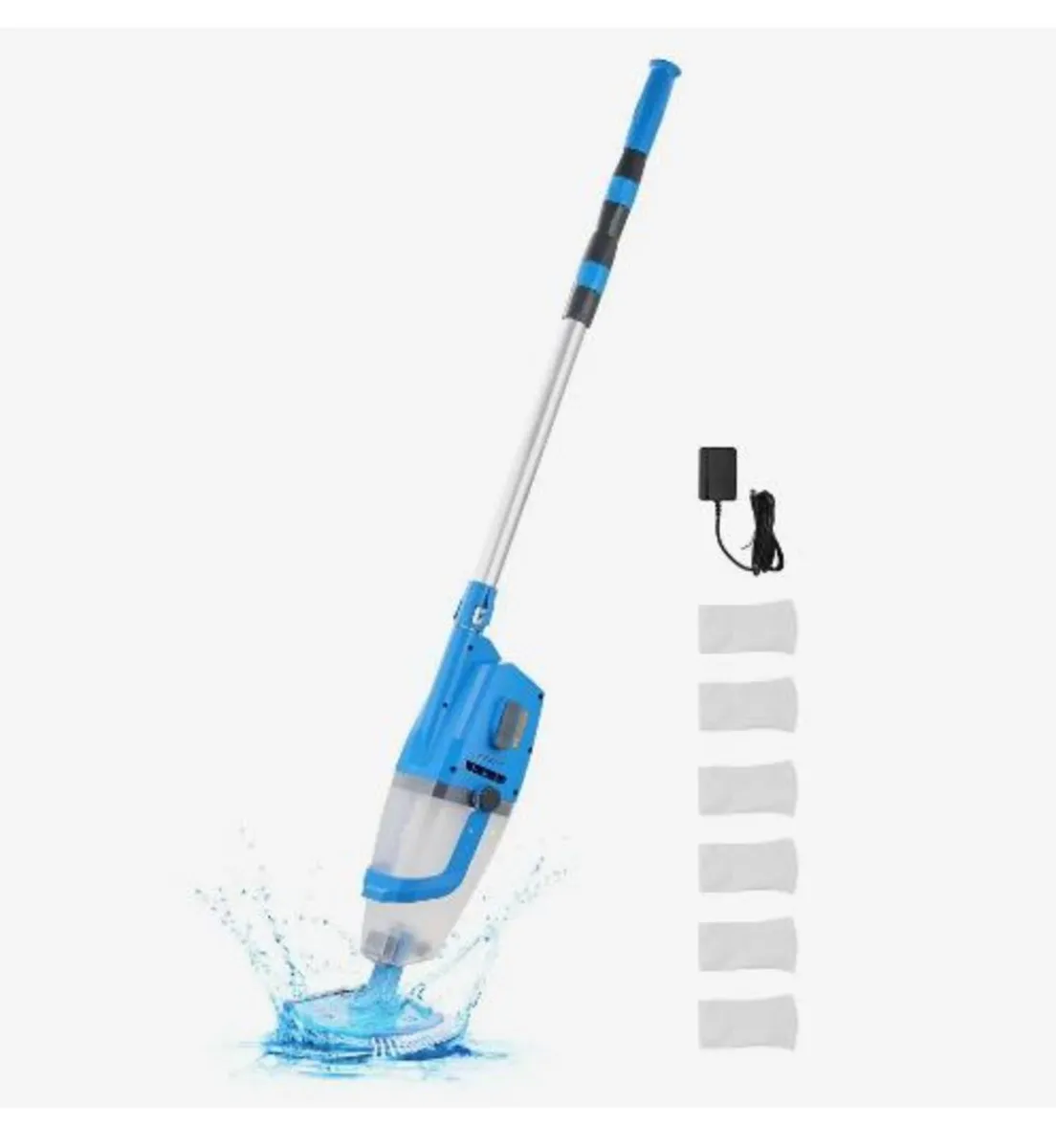 Pool Vacuum, 26 GPM Handheld Cordless - Image 1