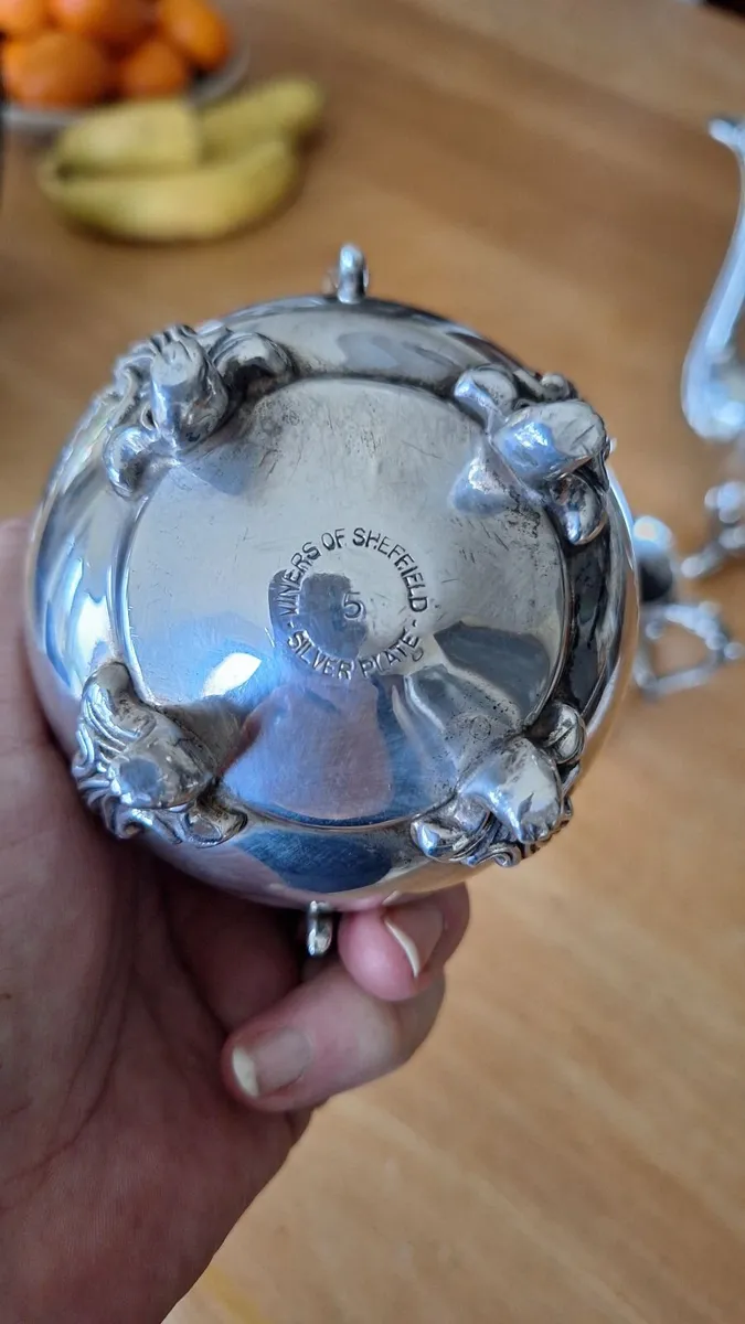 Silver set 50 yrs old - Image 2