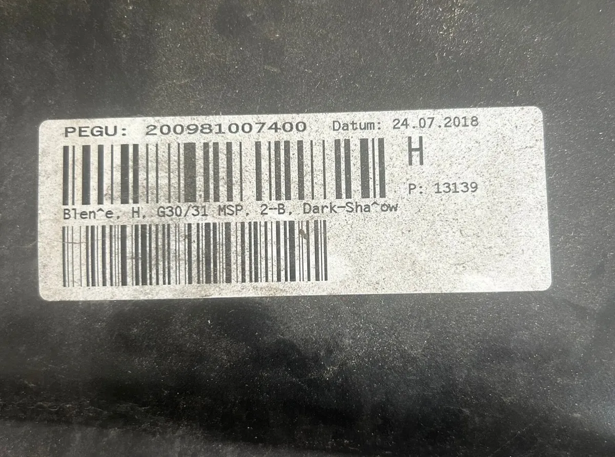 BMW 5 Series G30 2018 Rear Diffuser Sophisto Grey - Image 4