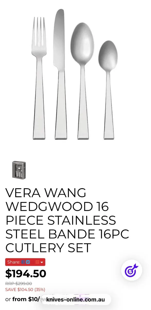 Vera wang Wedgwood 16 piece service set - Image 3