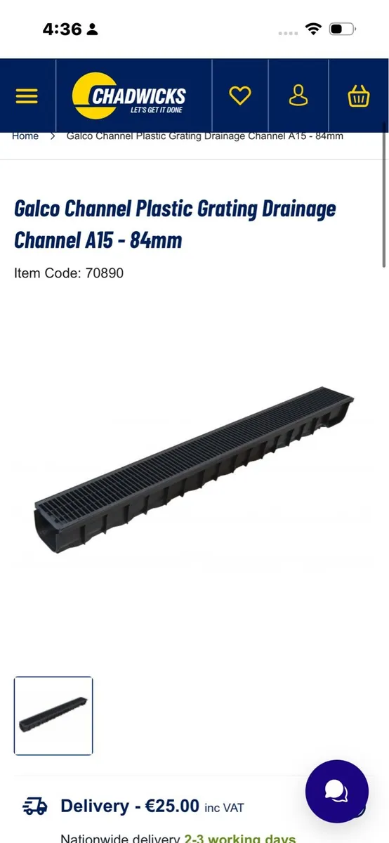Drain channel - Image 1