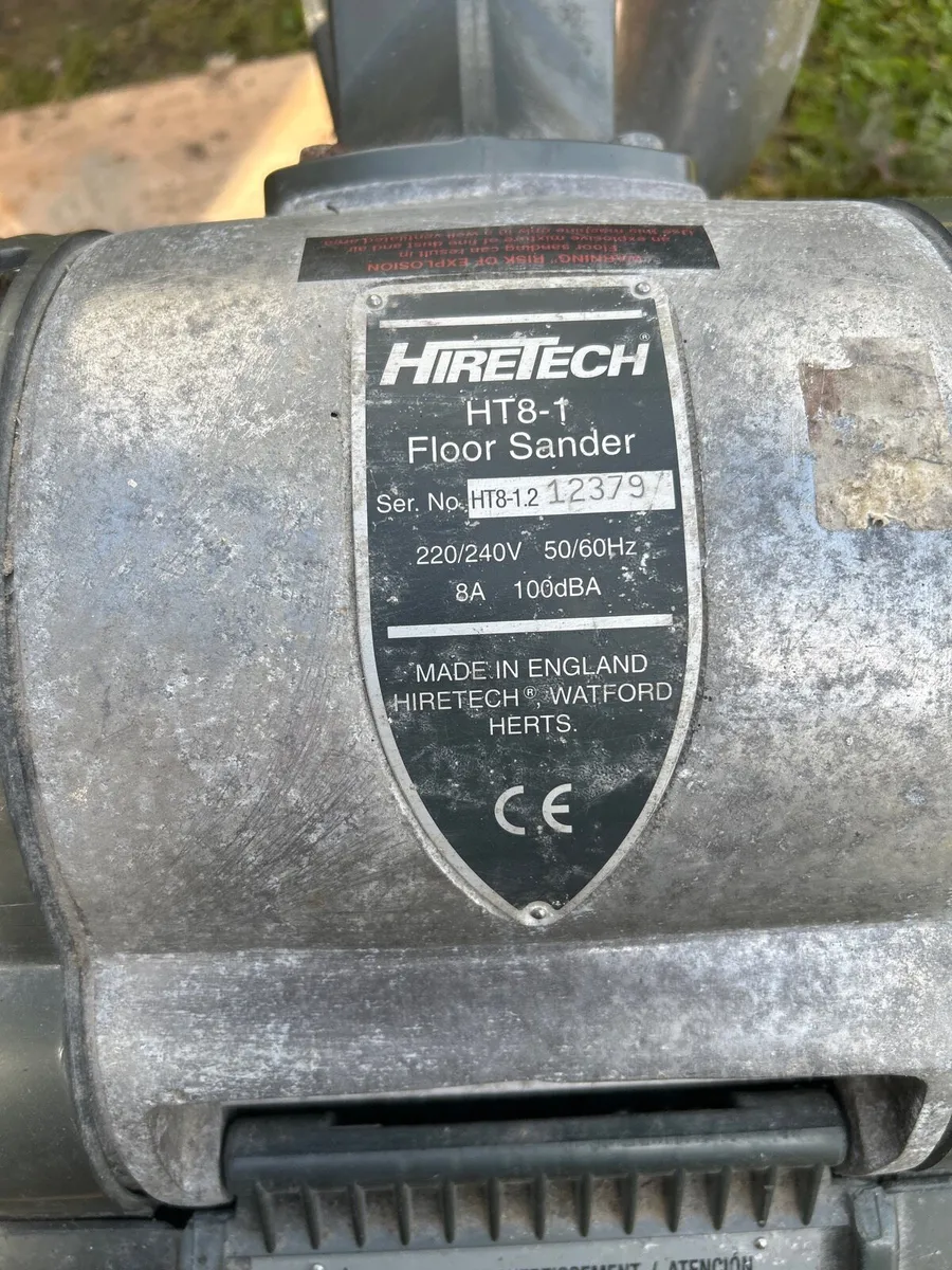 Floor sander. On hold until next Monday - Image 2