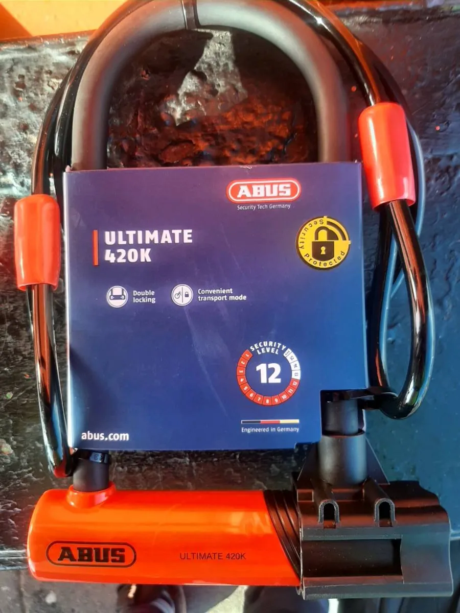 Abus ultimate 420k lock new - Image 1