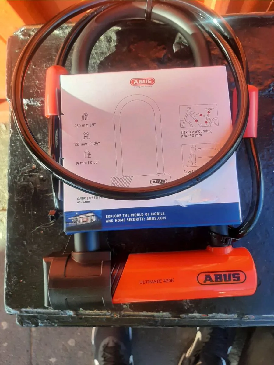 Abus ultimate 420k lock new - Image 4