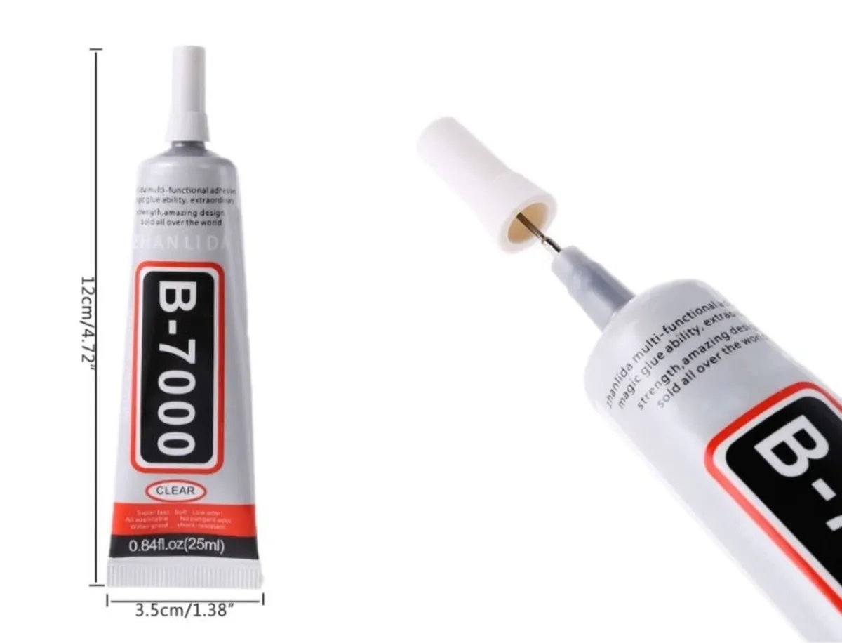 B7000 Adhesive 25ml Clear Multi Purpose DIY Repair - Image 2