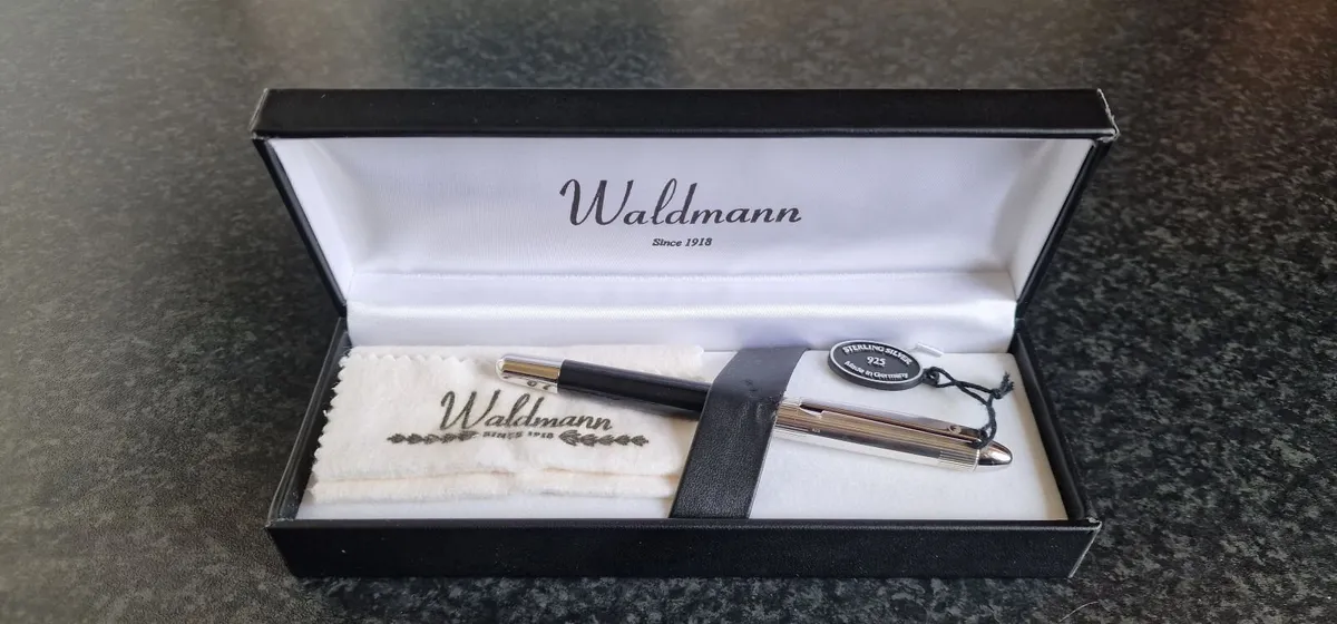 Waldmann Brand New Sterling Silver Fountain Pen - Image 1