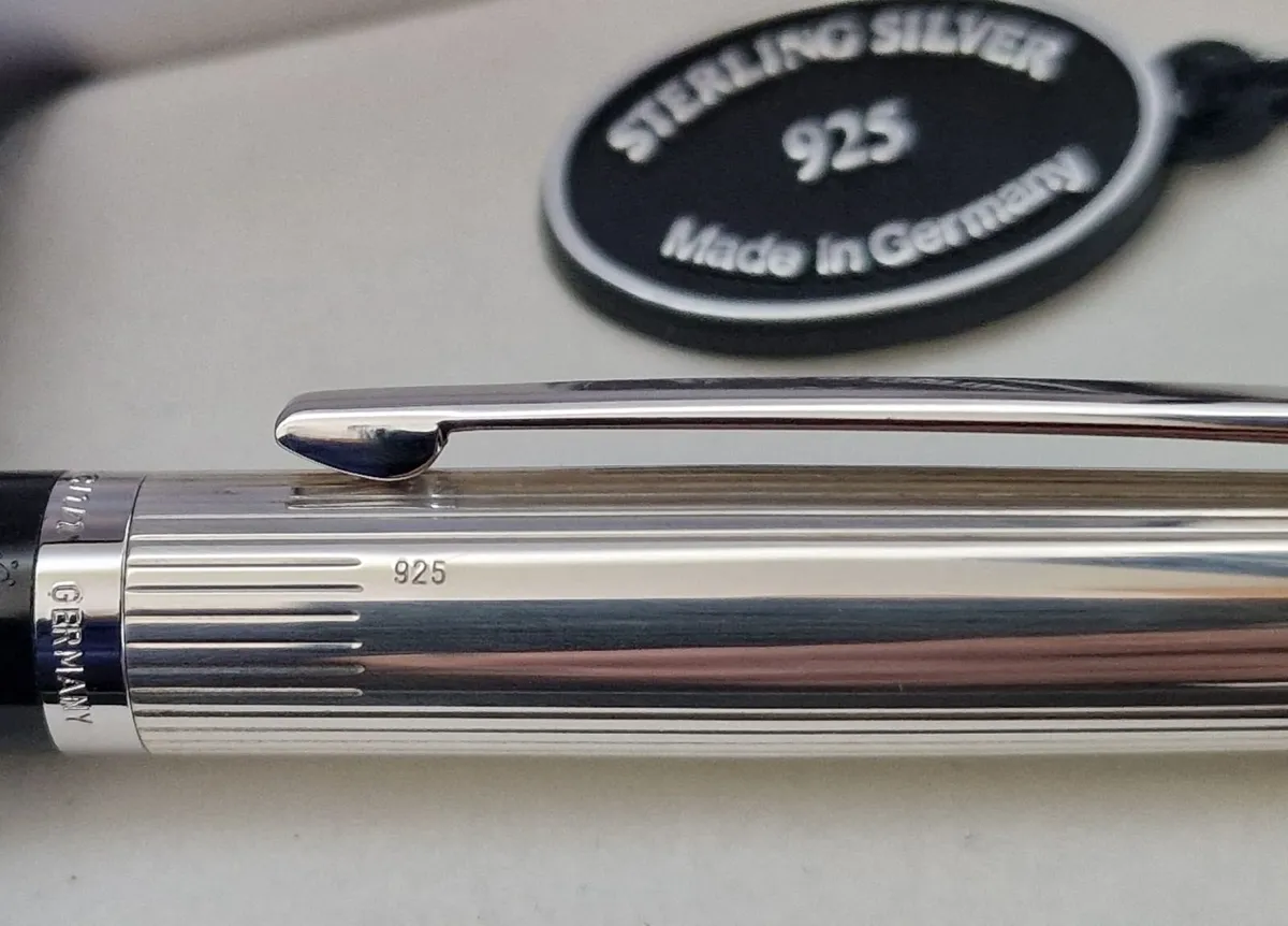 Waldmann Brand New Sterling Silver Fountain Pen - Image 2