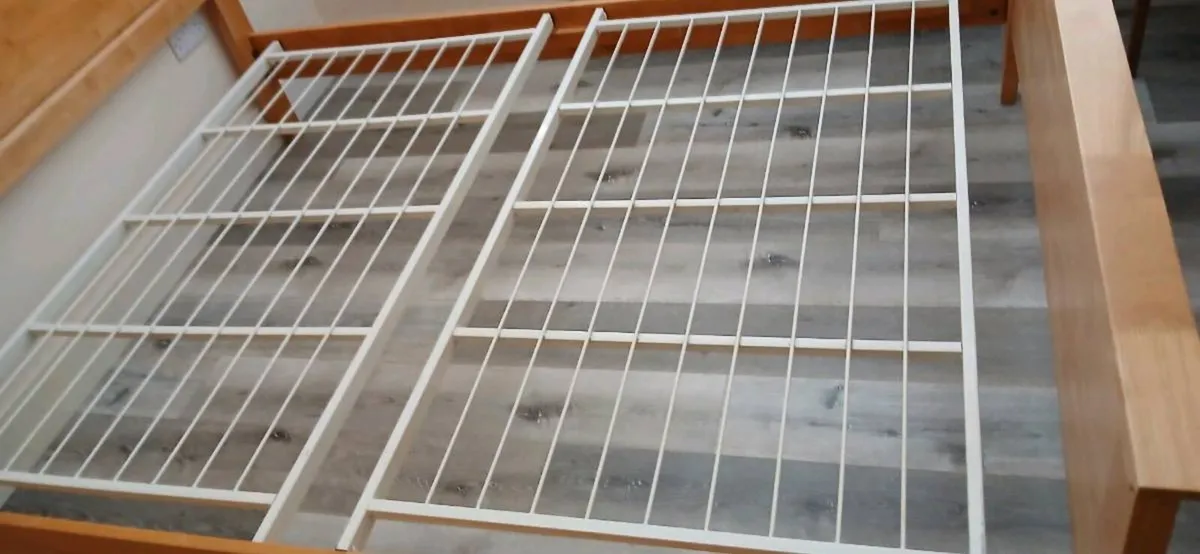 King size bed, locker, and dresser set - Image 2