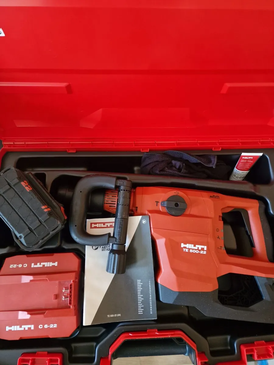 Hilti TE 500-22 SDS-Max cordless chipping hammer - Image 2