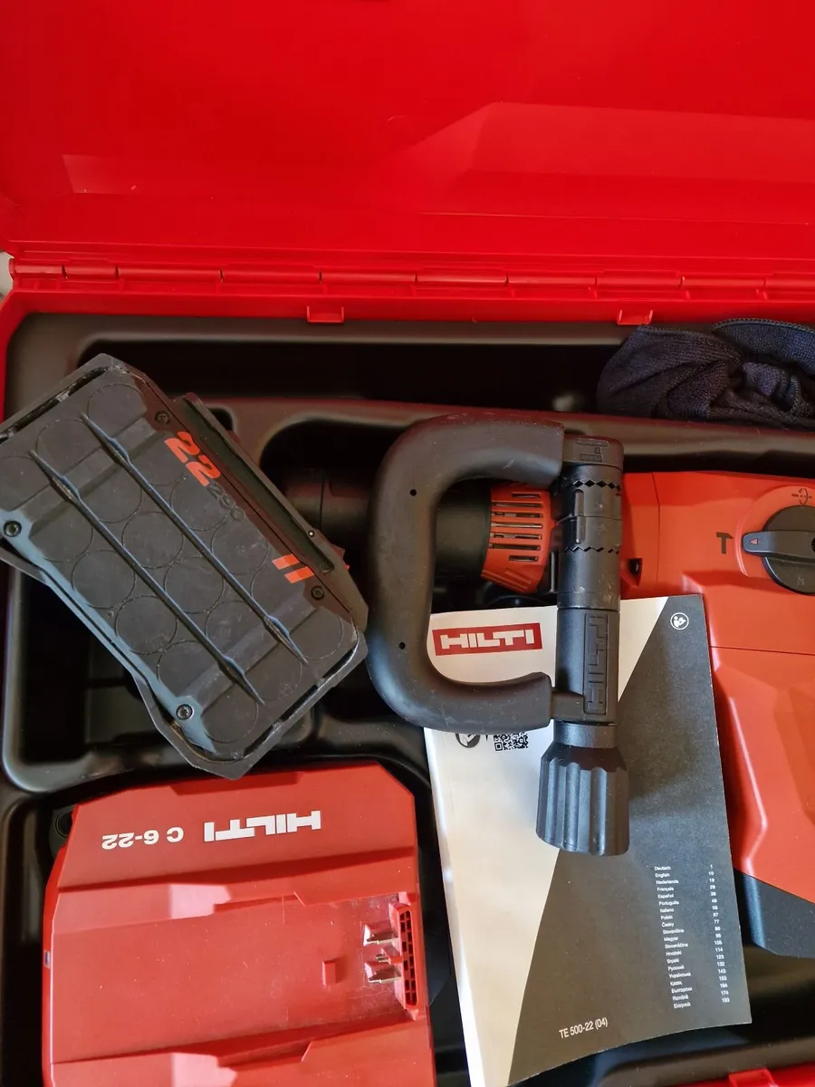 Hilti TE 500-22 SDS-Max cordless chipping hammer - Image 4