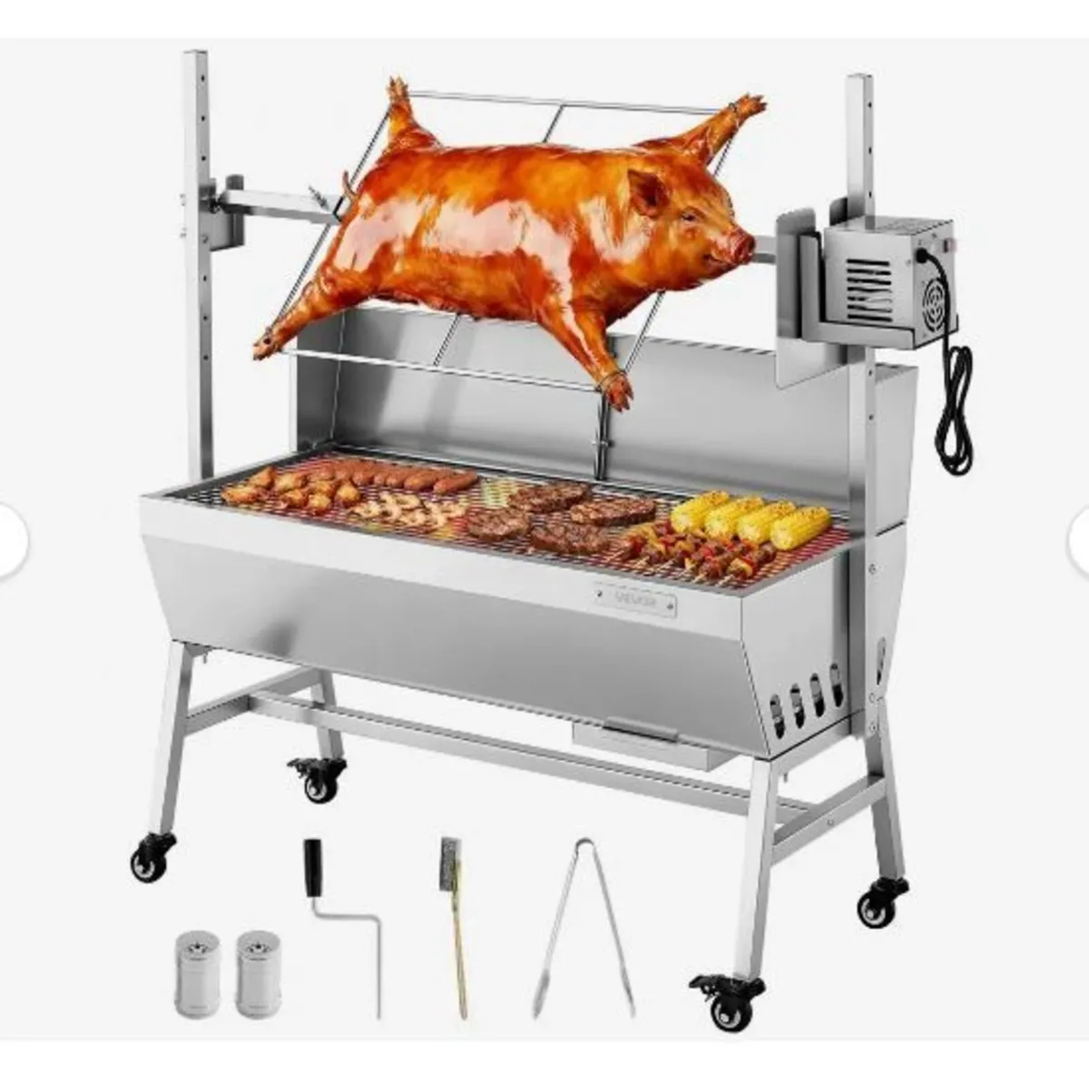 Rotisserie Grill, 38W BBQ Outdoor Pig & Lamb - Image 1