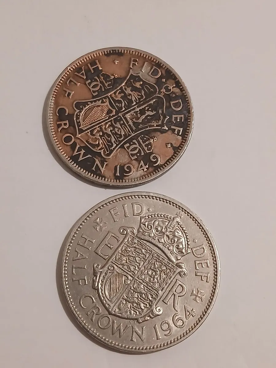 British half crowns - Image 1