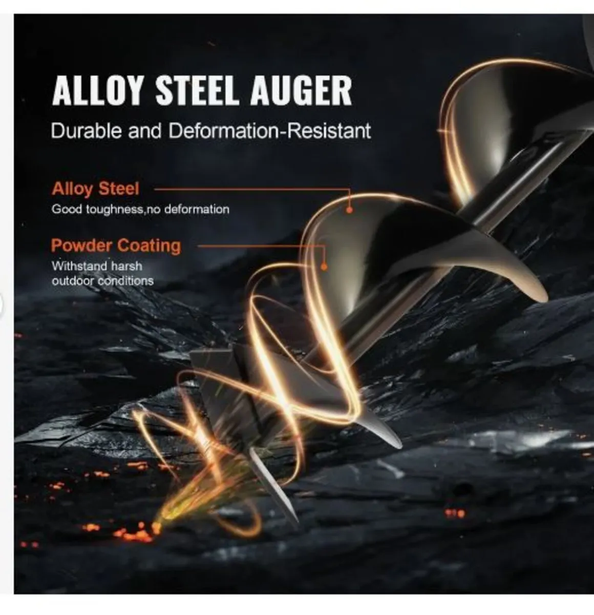 Post Hole Digger Gas Powered, 52CC 1450W - Image 4