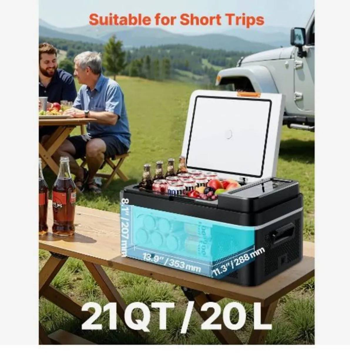 Car Refrigerator, DC 12/24V AC100-240V - Image 2