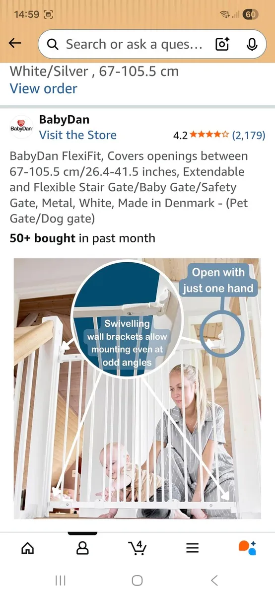 No Trip Stair Gate - Image 2