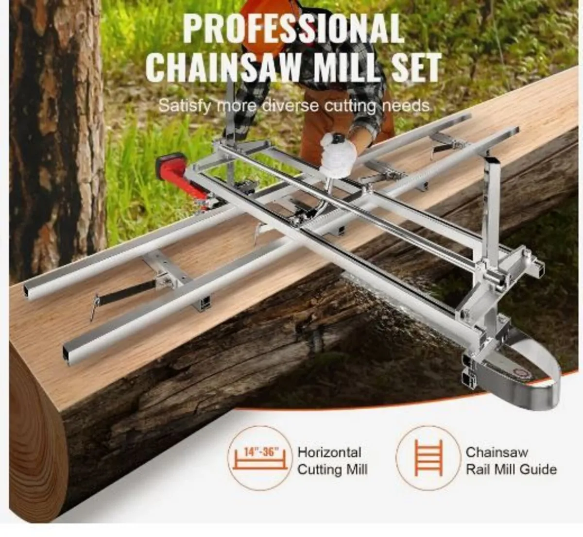 Chainsaw Mill and Rail Mill Guide System - Image 2