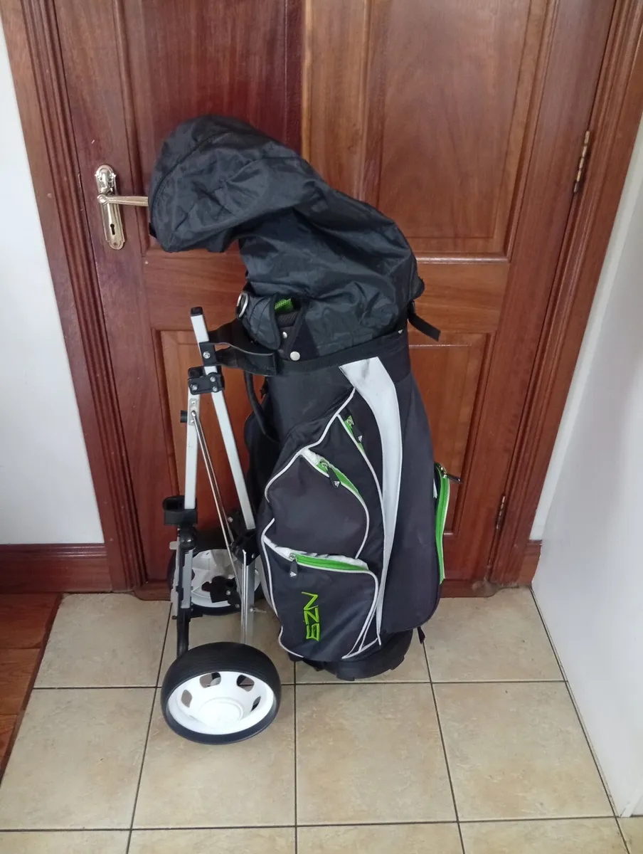 Ladies Starter Set Of Clubs/Bag/Trolley Balls Tees - Image 2