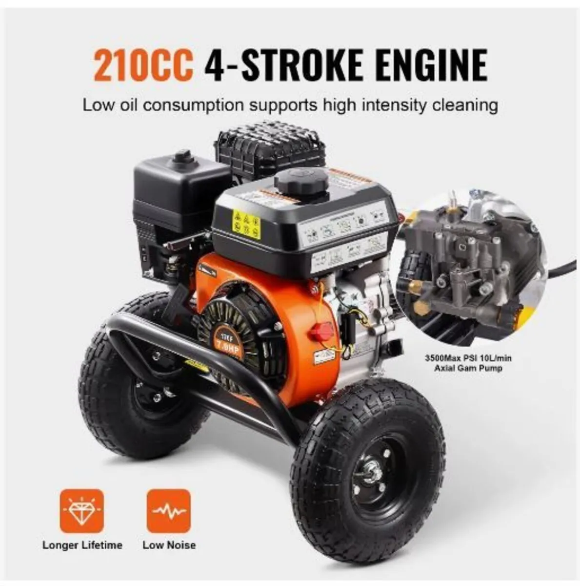 Gas Pressure Washer, 3500 PSI 10L/min - Image 3