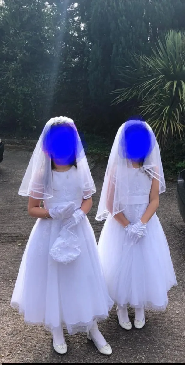 Communion dress & shoes - Image 1