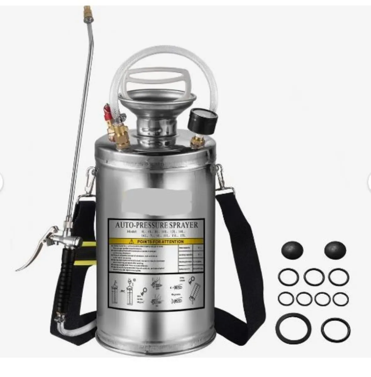 Stainless Steel Sprayer 6L Household Gardening - Image 1