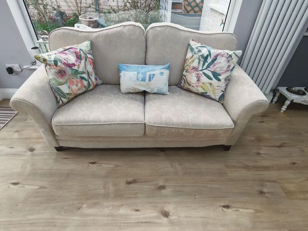 2 Seater Cream Couch