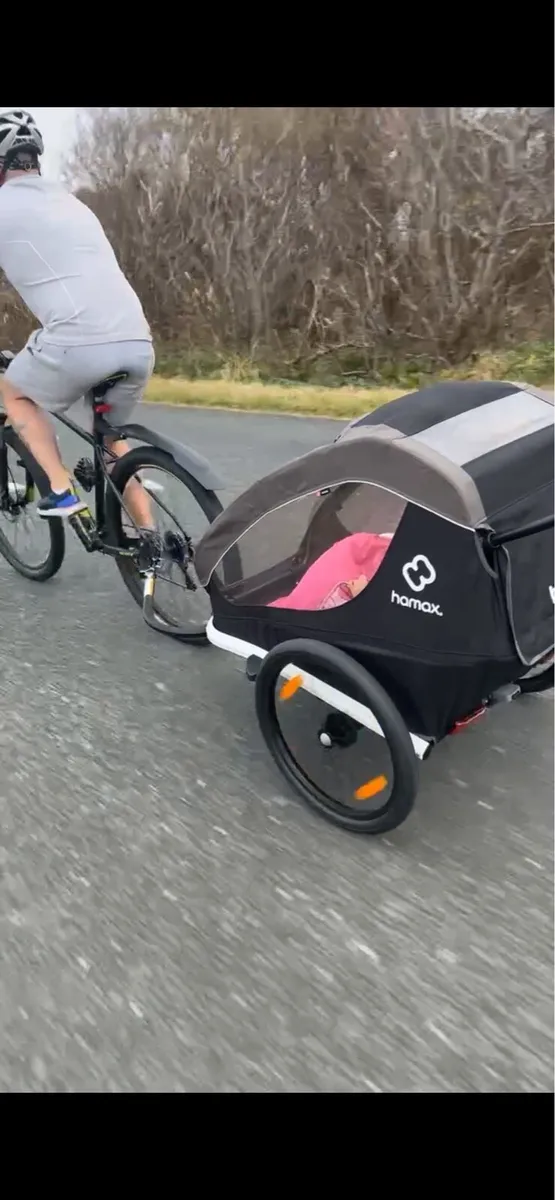Hamax twin bike trailer - Image 2