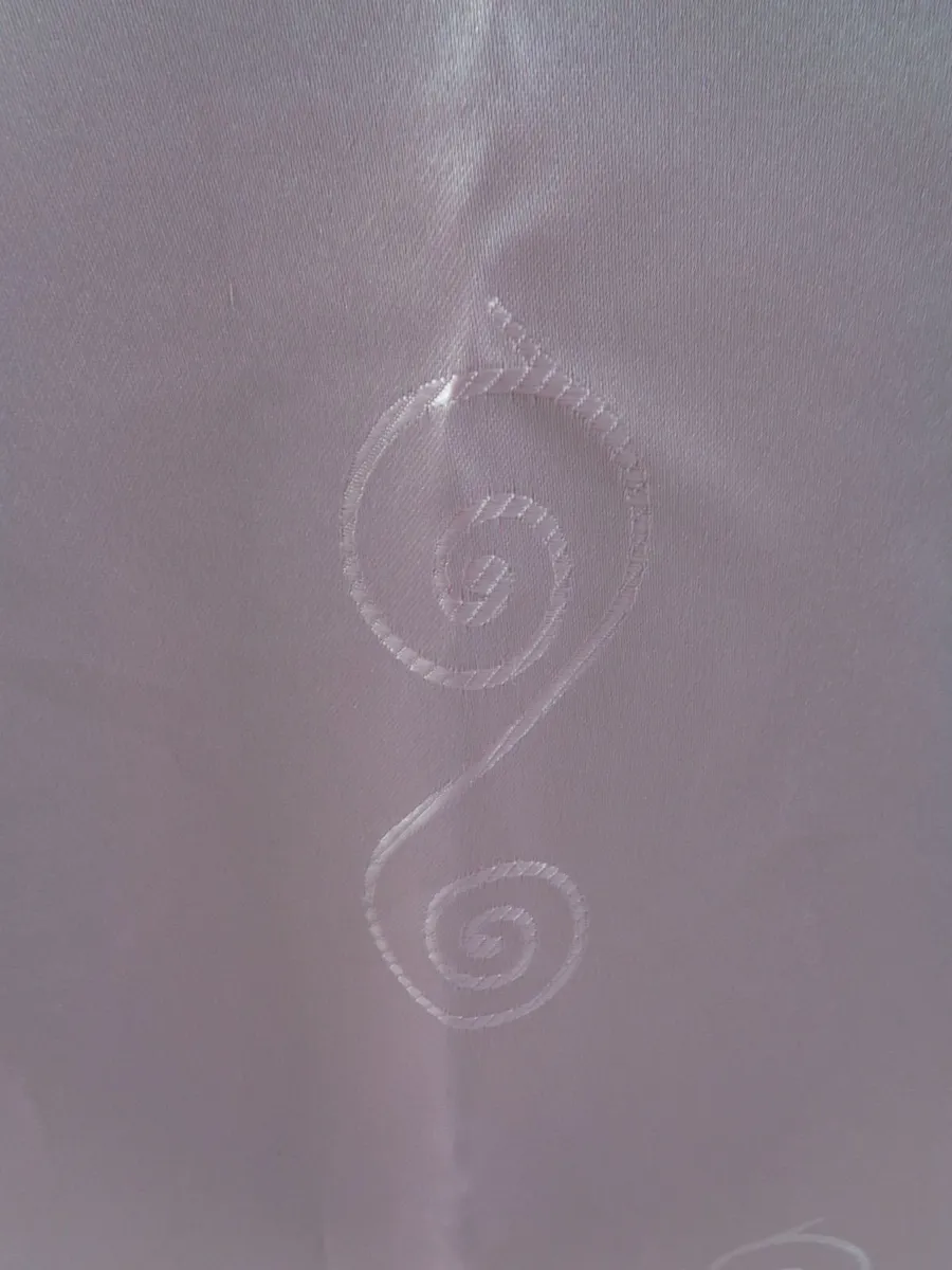 Pair of Pink Lined Curtains for Sale - Image 2