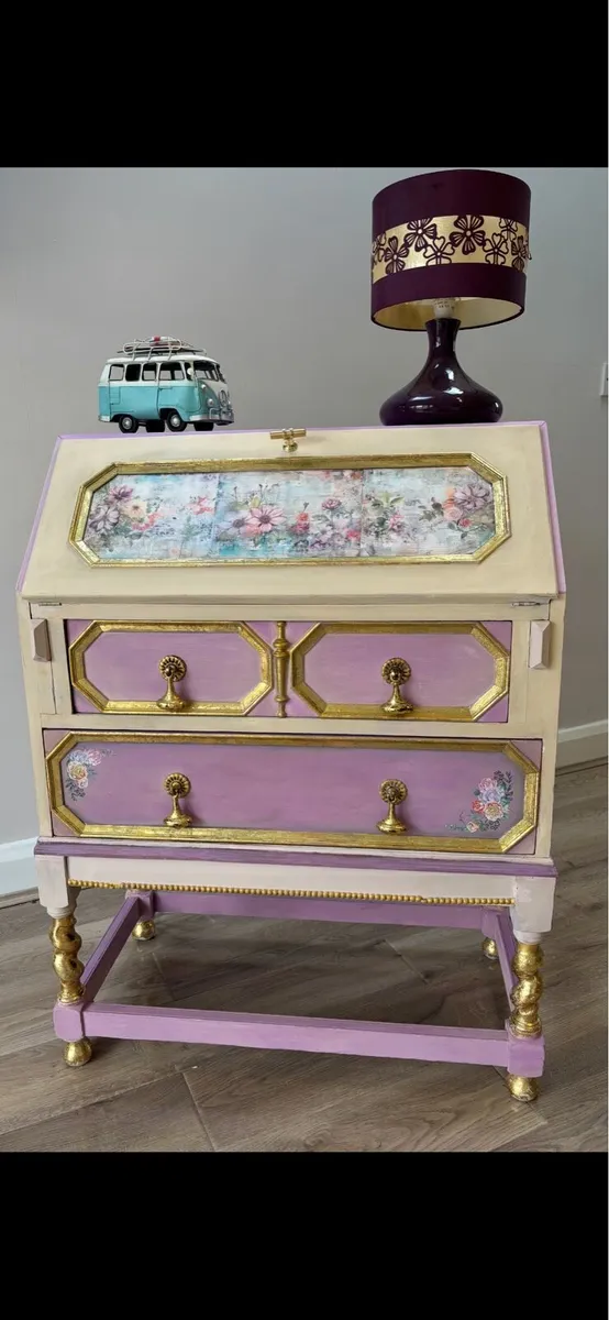 Vintage writing bureau - Image 1