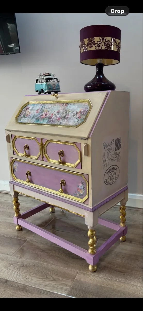 Vintage writing bureau - Image 2