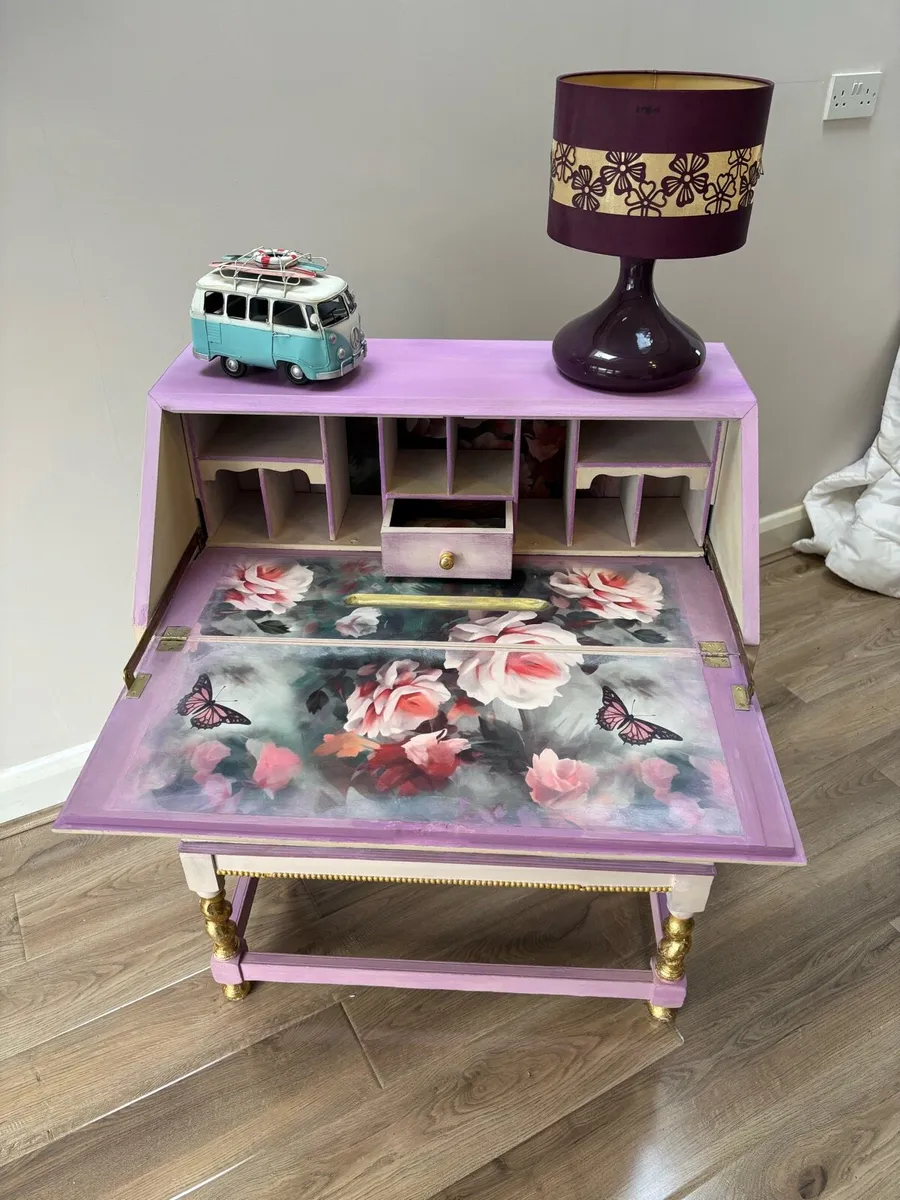 Vintage writing bureau - Image 3