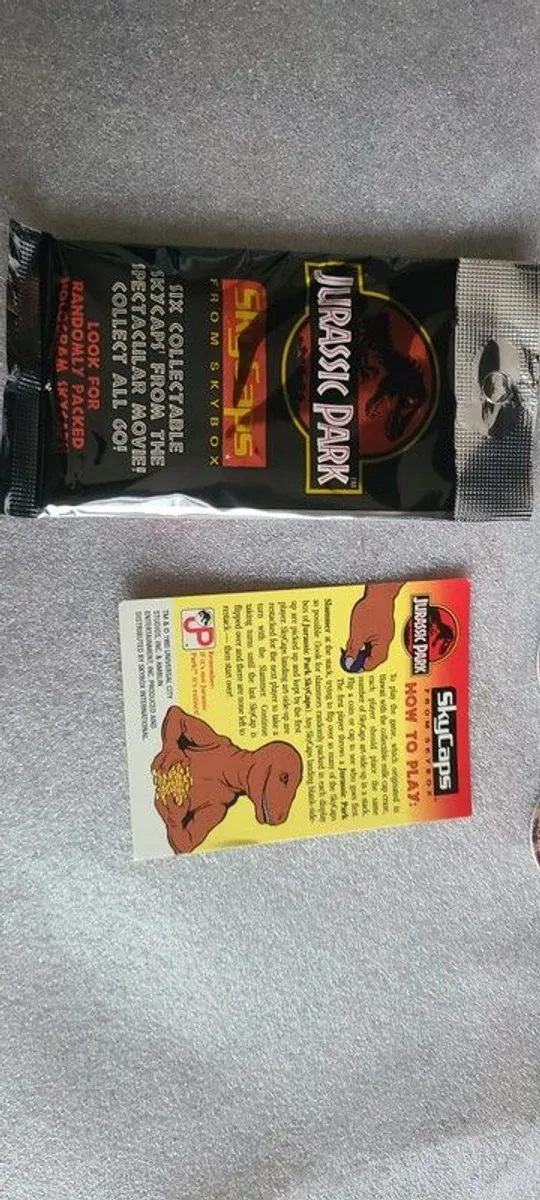 Rare Vintage 1993 Base Set Jurrasic Park 1-54 Skycaps, sleeved with Checklist - Image 4