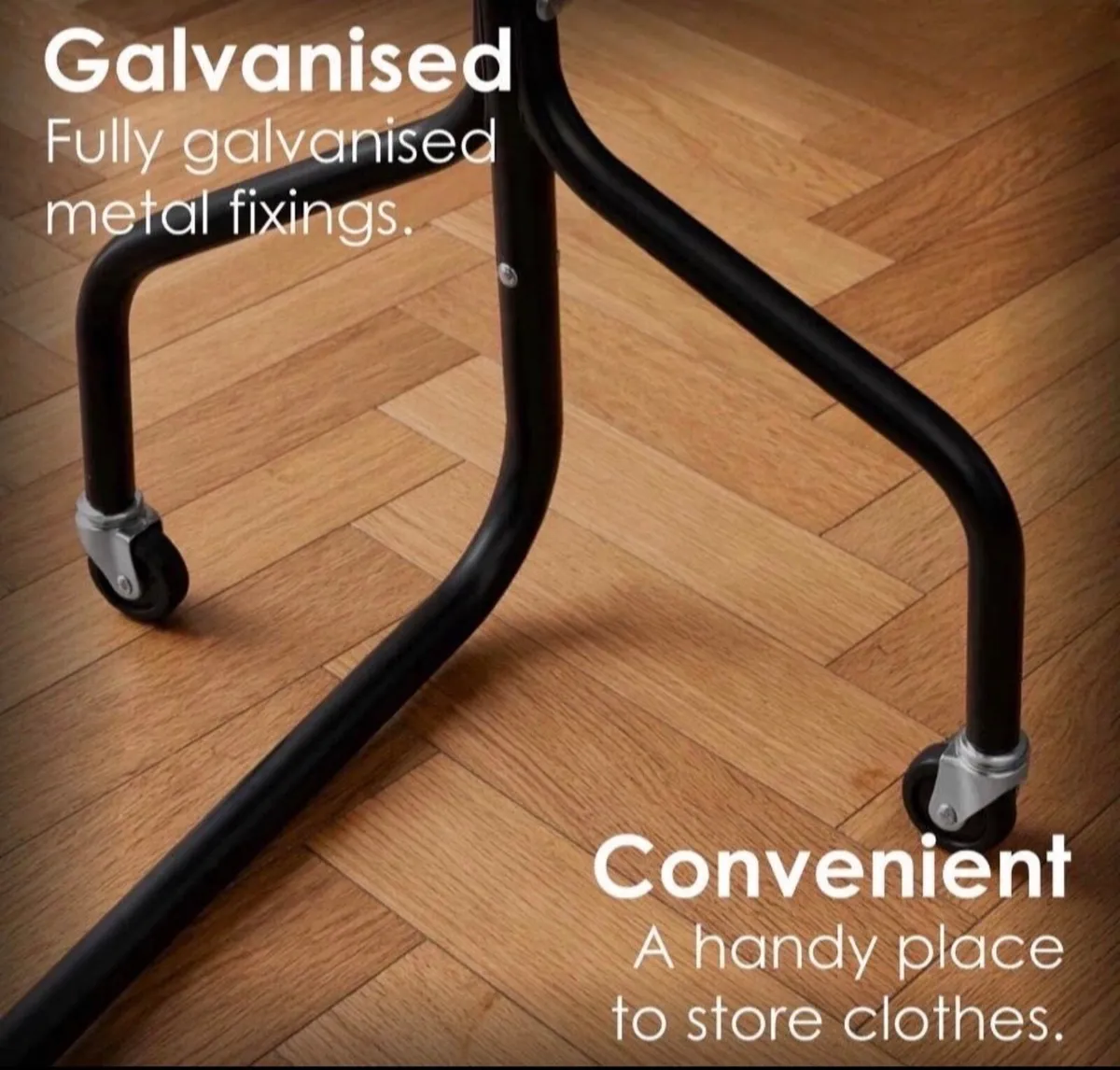 NEW 6ft Garment Clothes Rail Heavy Duty - Image 3
