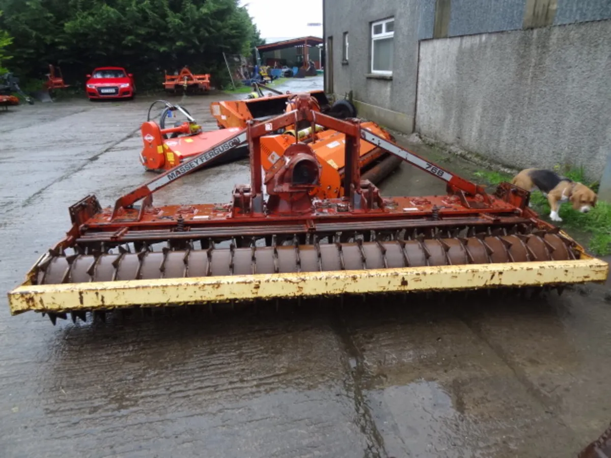 Massey Ferguson 768 Power harrow - Image 2