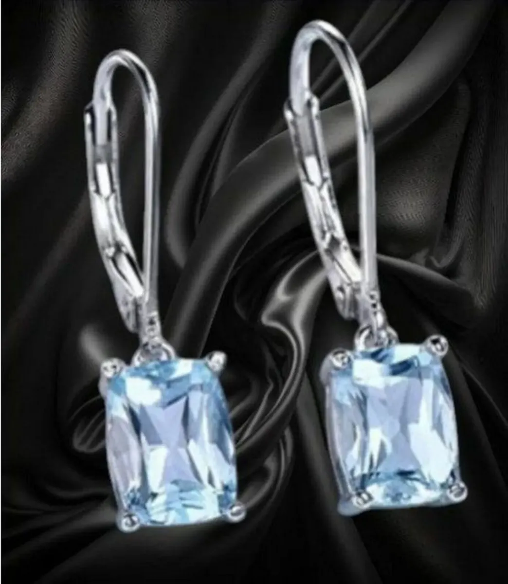 Silver & Topaz Earrings - Image 4