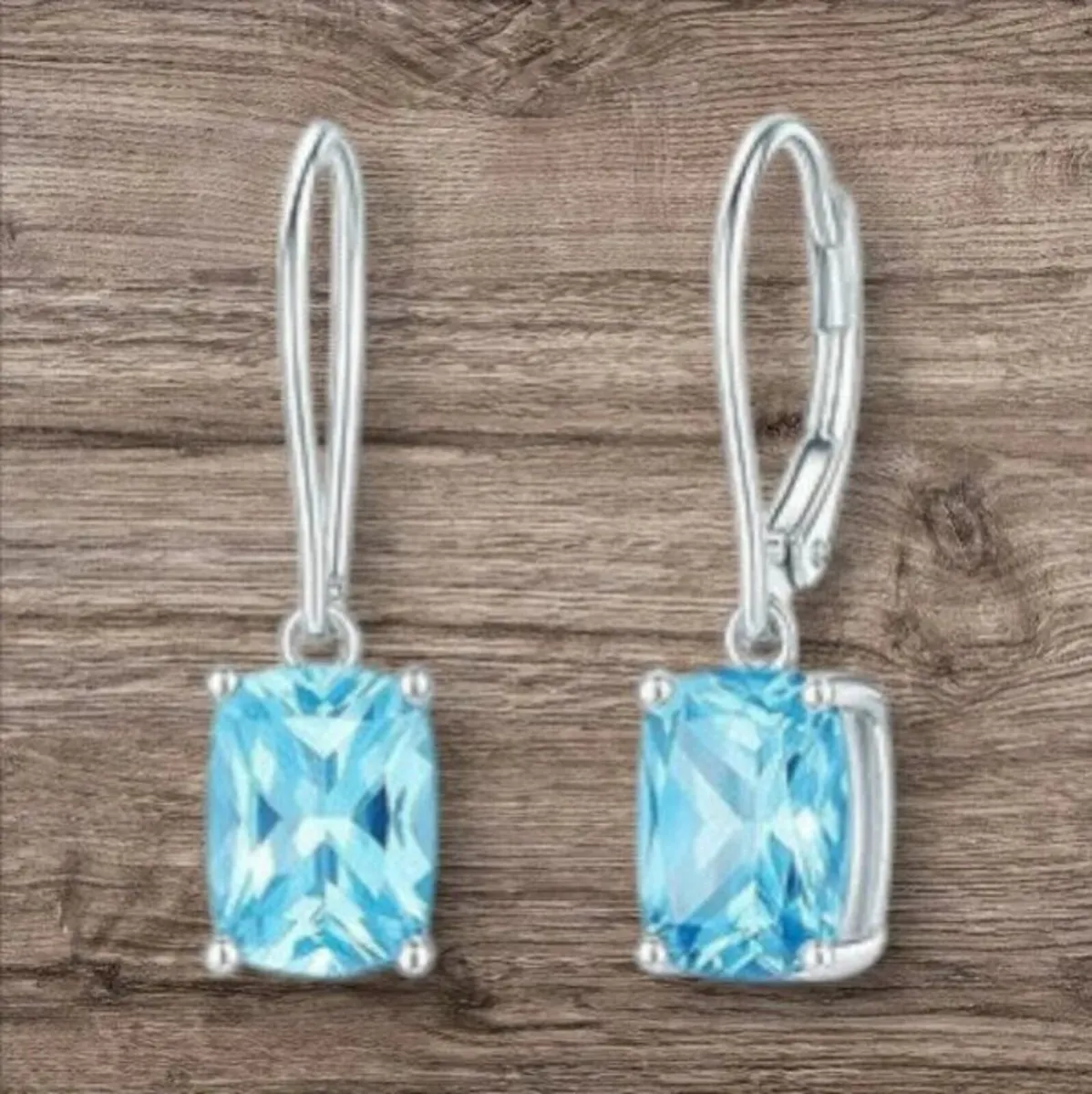 Silver & Topaz Earrings - Image 3