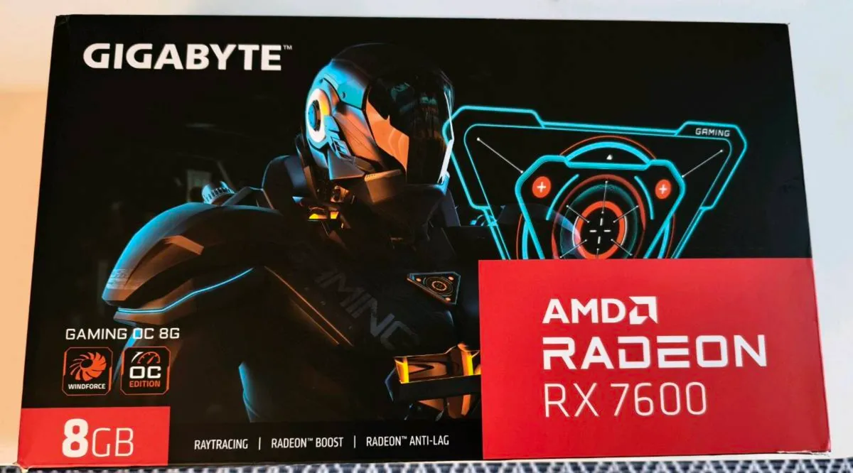 MINT AMD Radeon RX 7600 GAMING OC 8GB + Warranty - Image 1