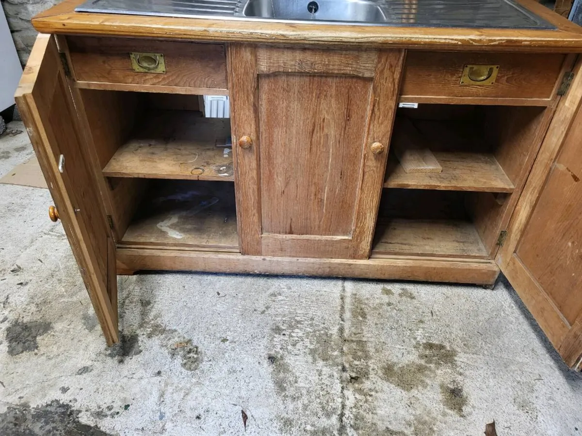 Pine sink unit - Image 2