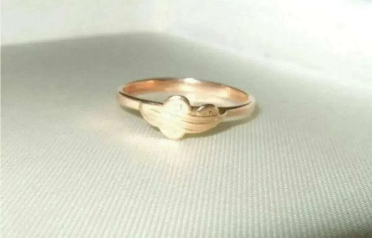 Vintage 14ct Gold Unisex Ring - Image 4