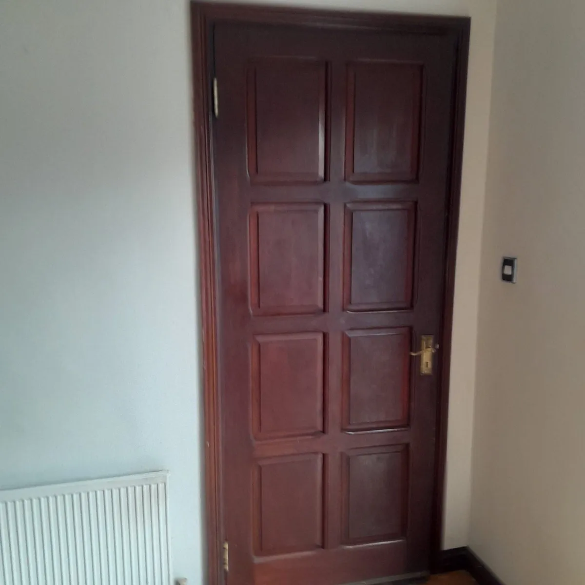 Solid Teak 8 panel doors - Image 2