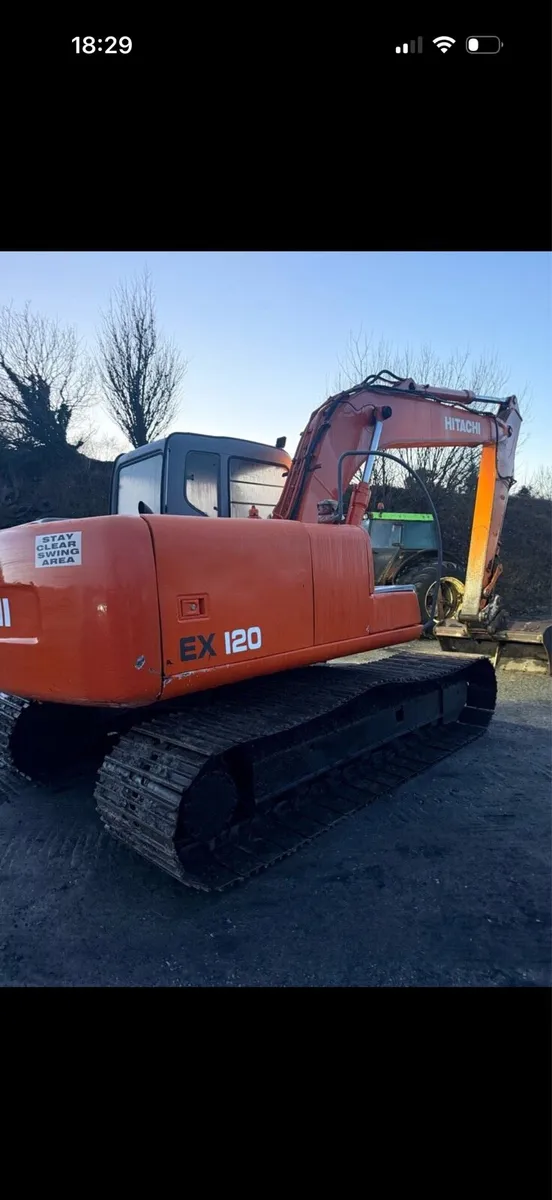 Hitachi ex120-5 (trade in welcome) - Image 4