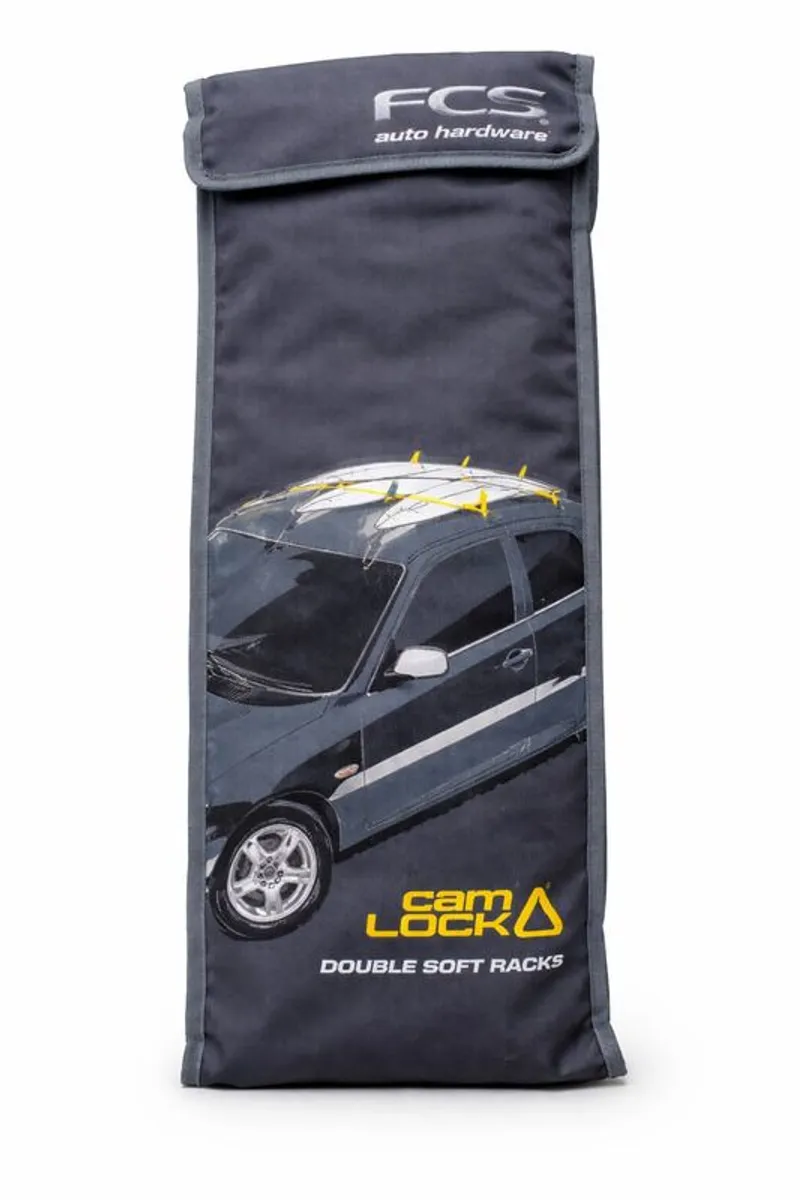 7ft9 Surfboard Gerard Dabbadie Hossegor Funboard with FCS Soft Roof Racks - Image 2